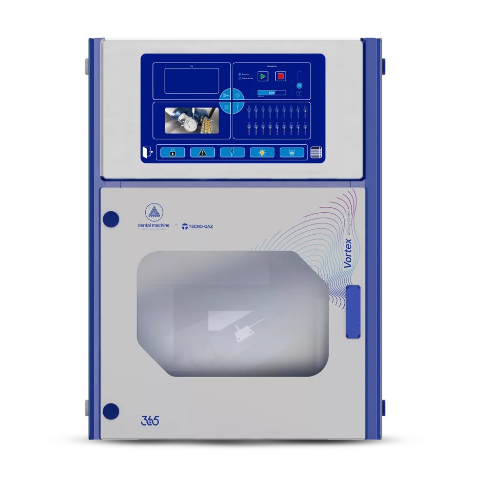 Dental Machine VORTEX — frezare 5 axe, compacta