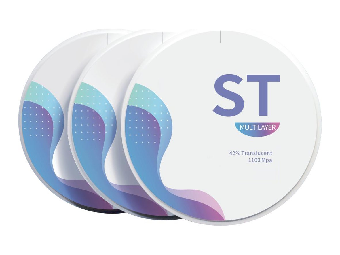Disc de zirconiu multistrat ST DP-ZR3