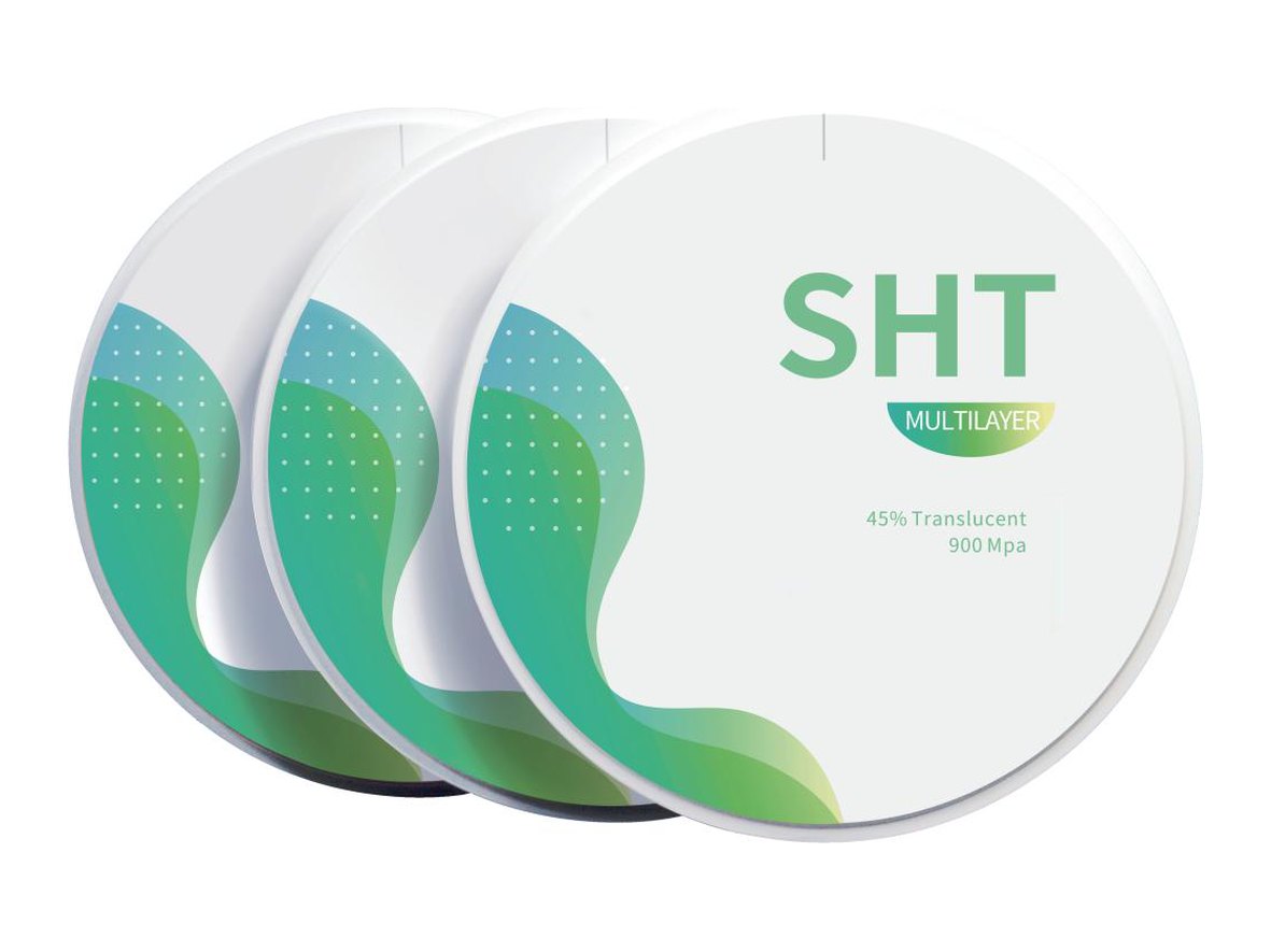 Disc de zirconiu multistrat SHT DP-ZR5