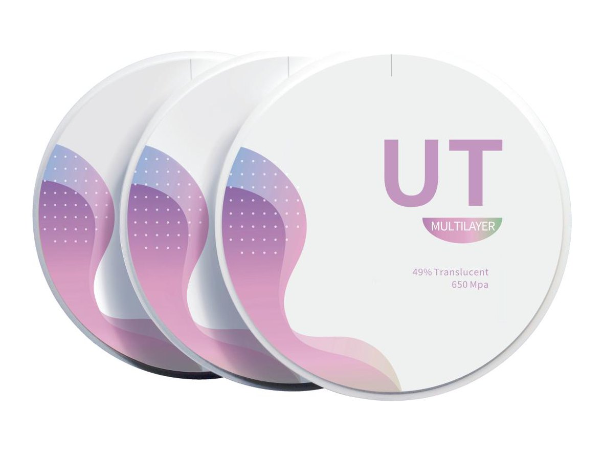 Disc de zirconiu multistrat UT DP-ZR7